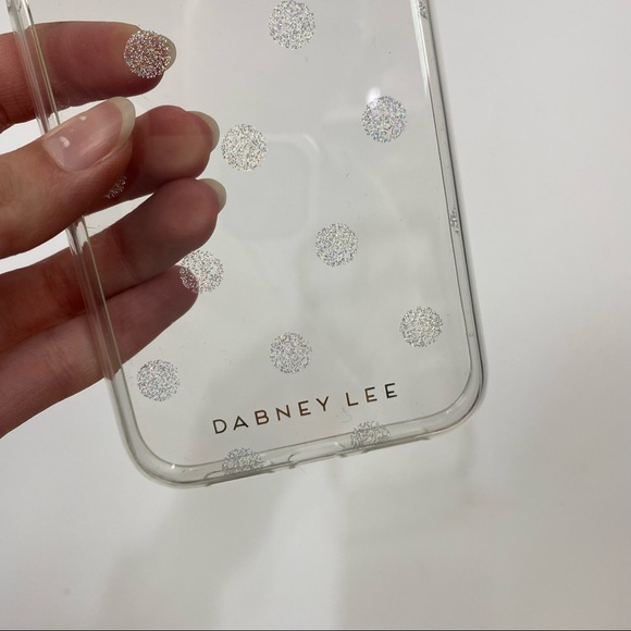 Dabney Lee Clear Silver Polka Dot iPhone 11 / iPhone XR Phone Case - Picture 3 of 5